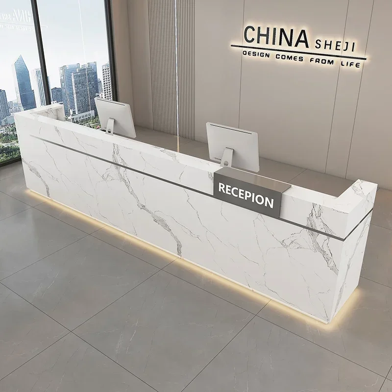 Bedrijf Receptie Hotellobby Verfbar Onroerend goed Marmering Kassier