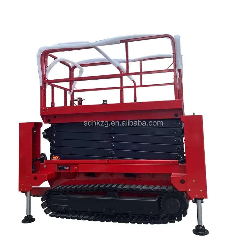 Hydraulischer Lastenaufzug, Aufzug, Lagerhäuser, elektrische Scheren-Tischlift, neuer Zustand, 6 m, Min. Hubhöhenkern inkl. Motorpumpe