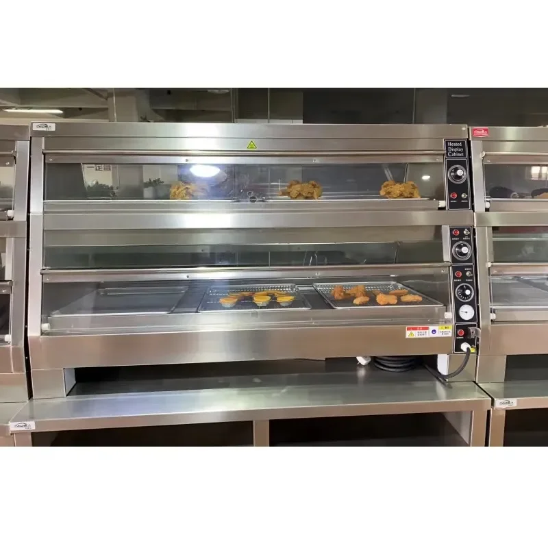 Commercial Electric Insulated Stainless Steel Heat Display Storage Container Keep Food Warm Machine Heating Holding Cabinet