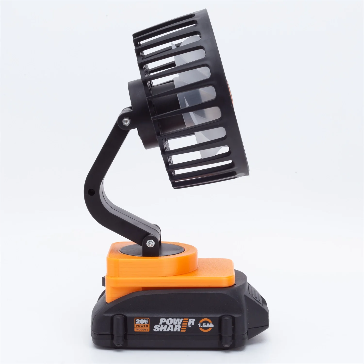 ل Worx 20 فولت 4PIN/6PIN بطارية ليثيوم أيون مروحة صغيرة أداة عارية لاسلكية لصالة الألعاب الرياضية تجريب السيارة المقعد الخلفي في الهواء الطلق التخييم مروحة لاسلكية