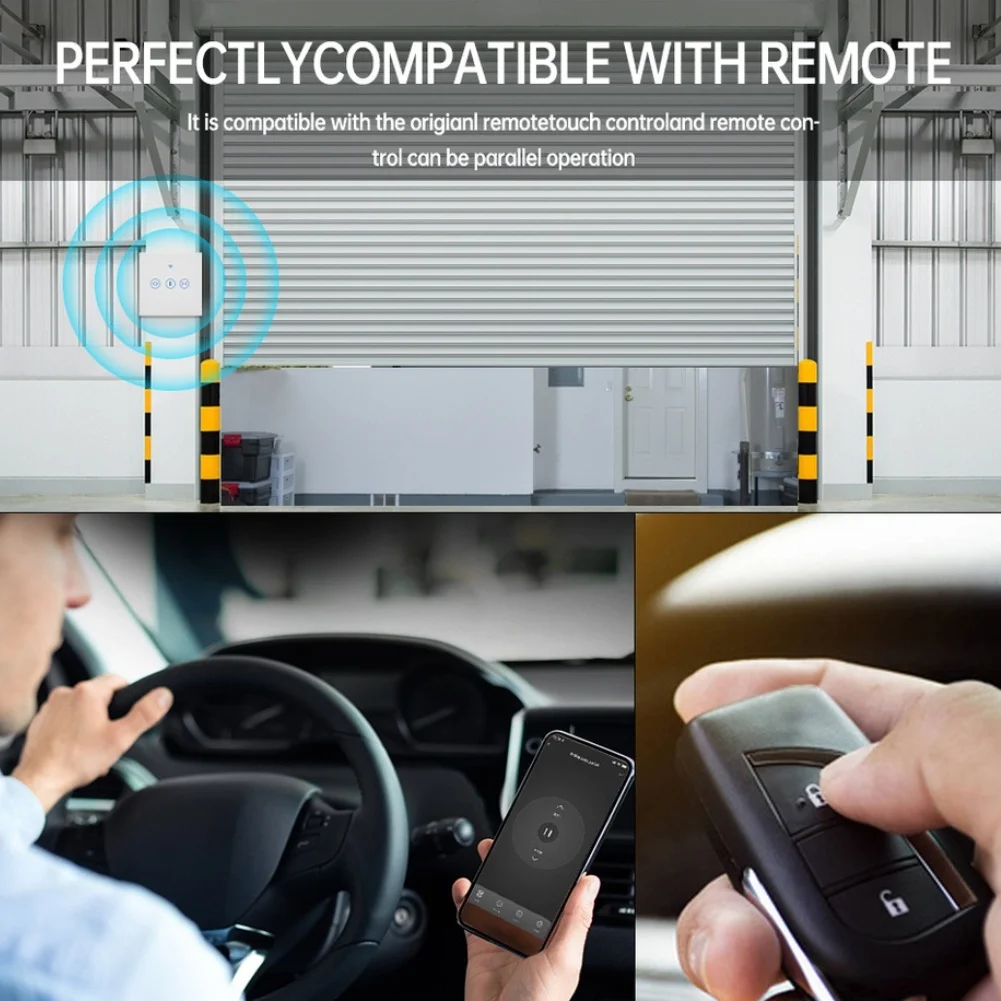 

Living Room WiFi Smart Curtain Voice Control 2.4G WiFi Connectivity Voice Assistant Compatible Smart Scheduling Timer