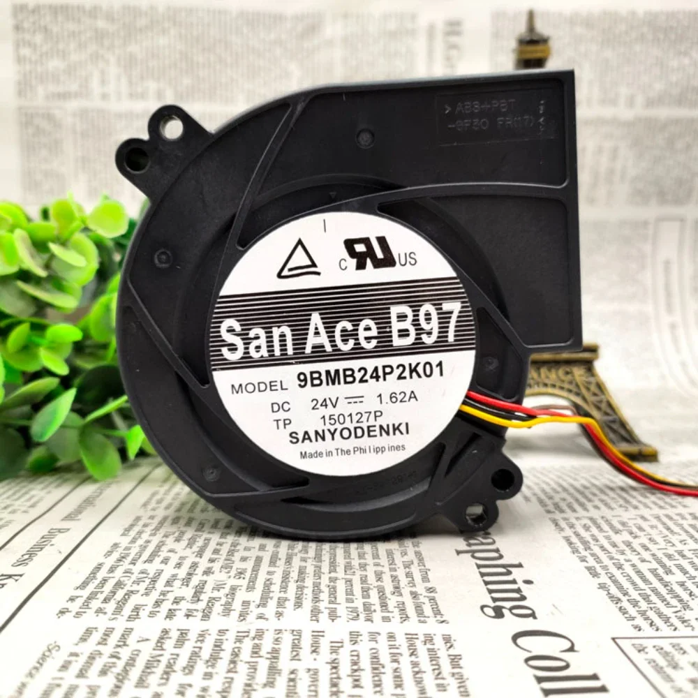 

9BMB24P2K27 Server Fan for SANYO DENKI San Ace B97 High Air Flow Axial Centrifugal Turbo Cooling Fan 9cm 9733 DC24V 1.62A