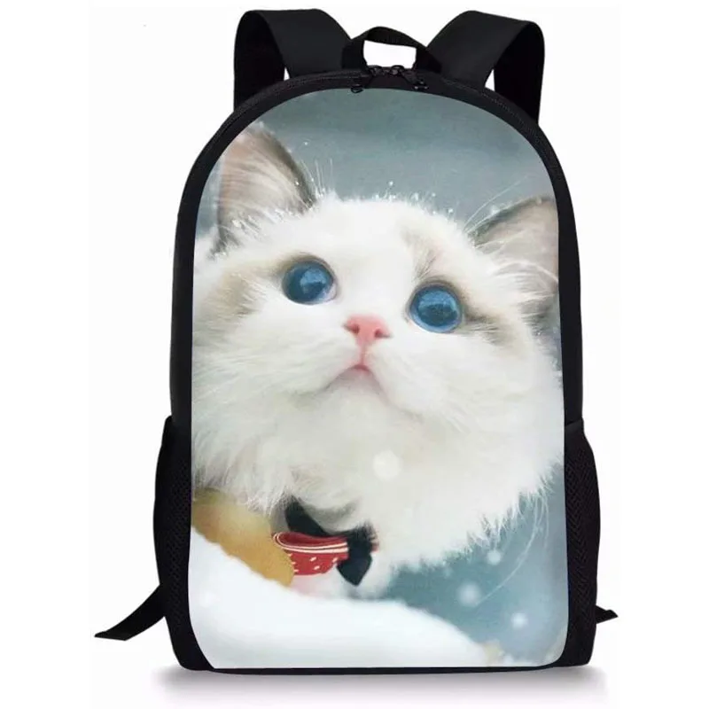 

Cute Cat 3D Print Kids Backpack Children School Bags for Boys Girls Student Book Bag Satchel Mochilas Escolares Bookbag