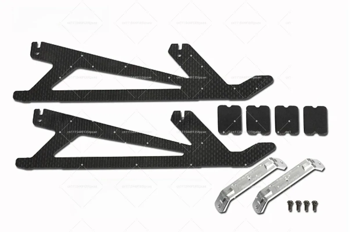 Carbon Fiber Landing Skid Set for 450 470 480 Class RC Helicopter Upgrade Parts