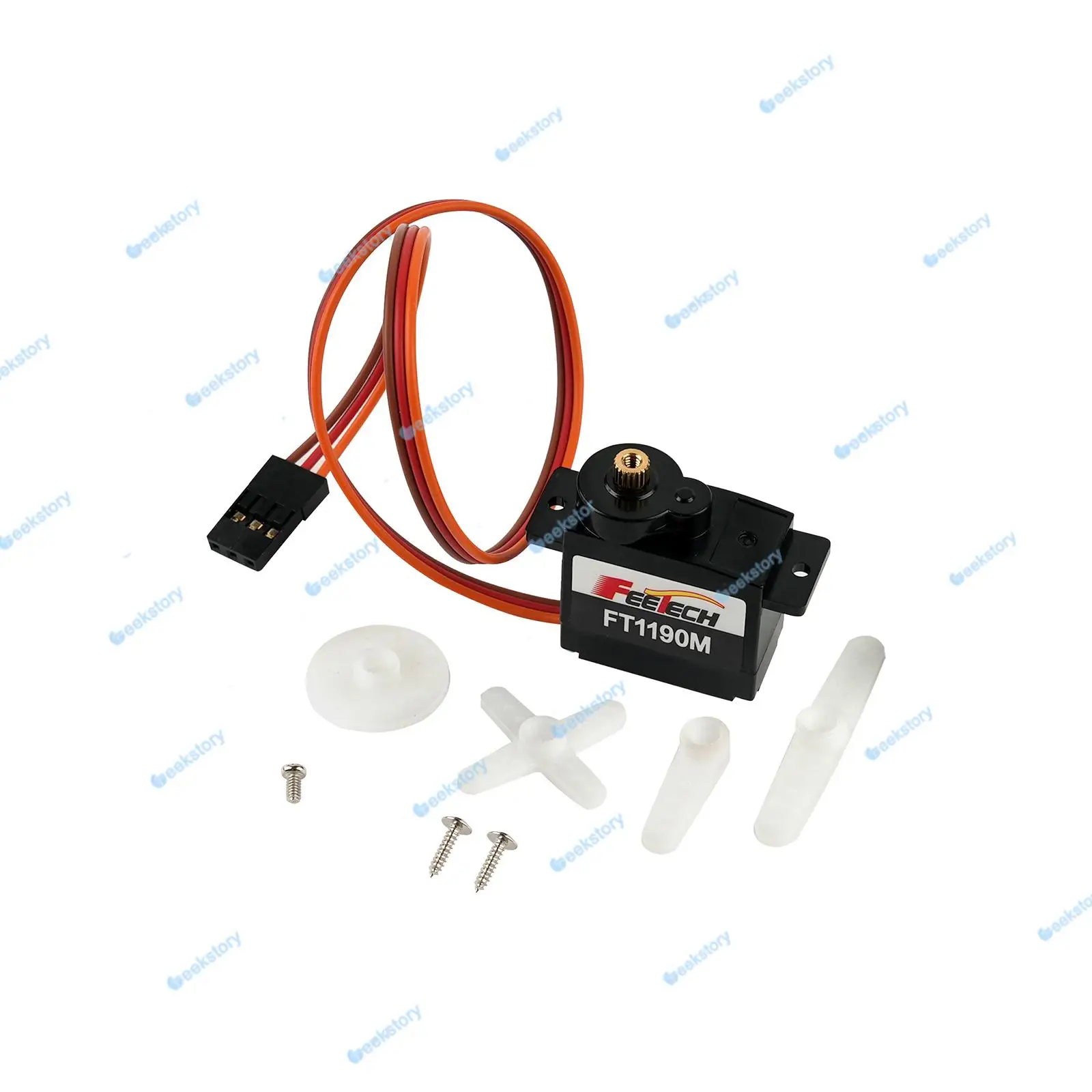 4 szt./zestaw FT1190M 3,5 kg Mikro Serwo Cyfrowe Bezrdzeniowy Silnik 200 °   Serwa DIY 4.8-6V Funkcje Zasilania Części Do Robotów/Modellów Samochodów