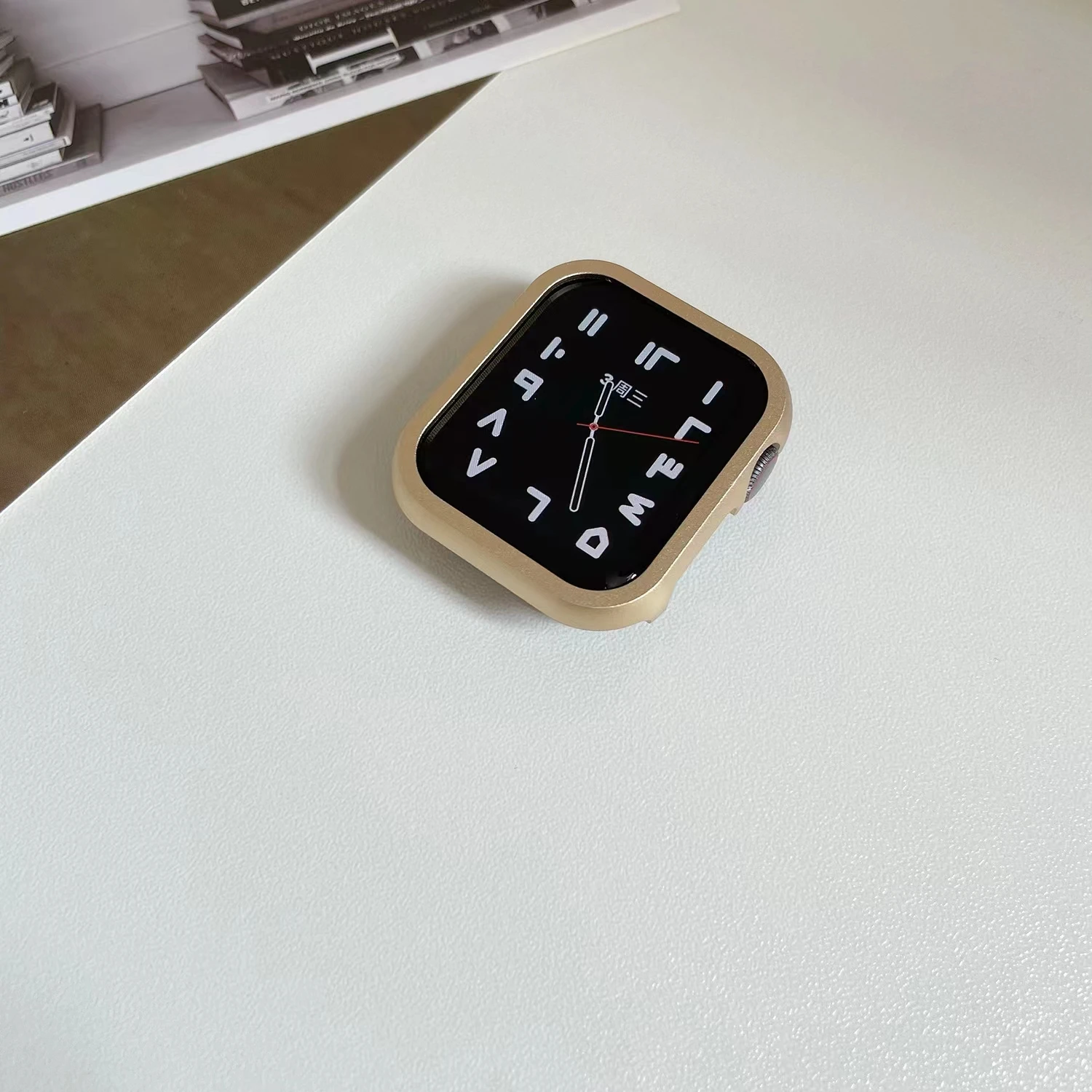 40/44 مللي متر المعادن الإطار الوفير حامي ل أبل ووتش SE 8 7 6 5 38/42 مللي متر 49 جدا قشرة صلبة ل IWatch 4 3 2 1 41/45 مللي متر حالة غطاء