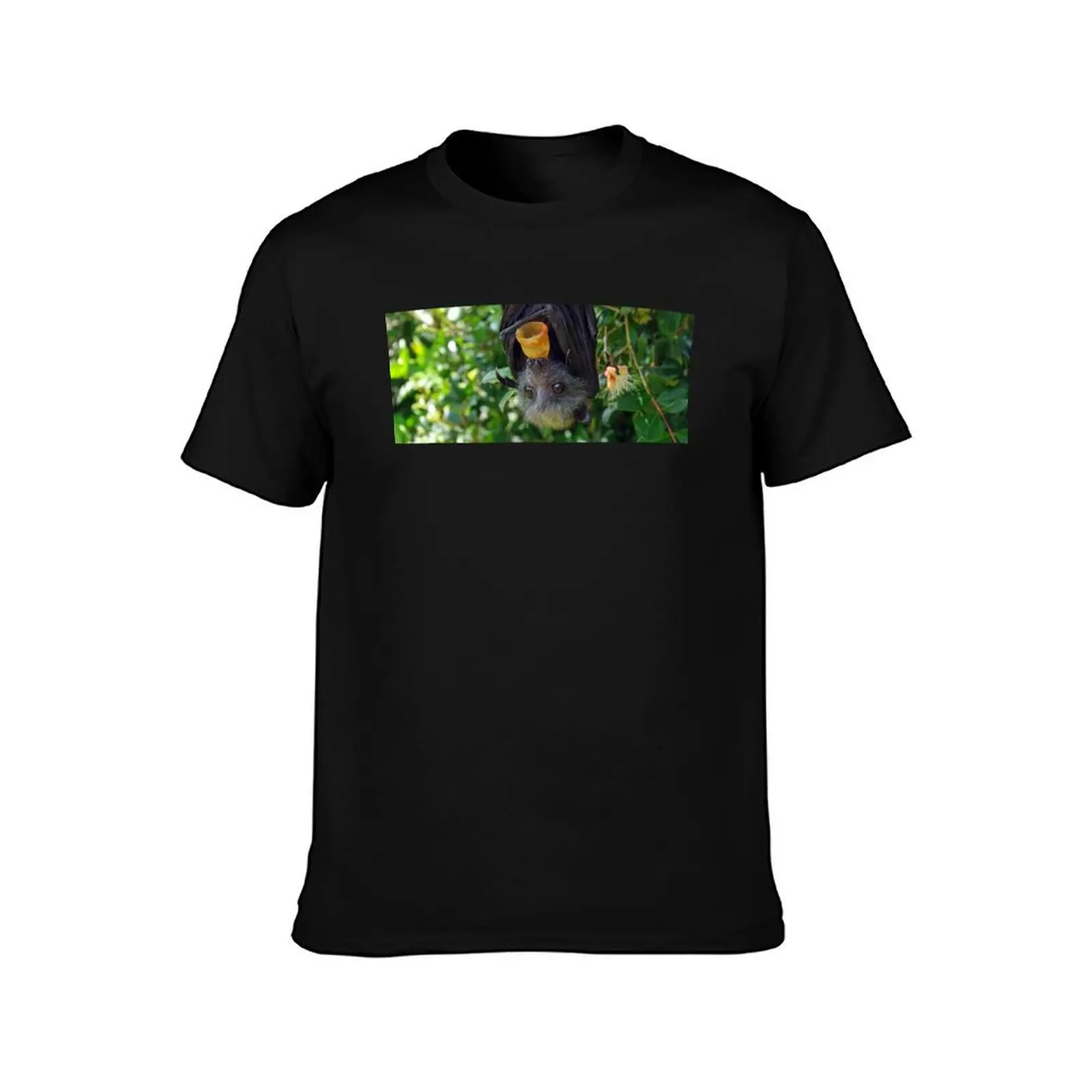Batzilla - Adorable Flying Fox T-Shirt Large Size Breathable Tee T-Shirt