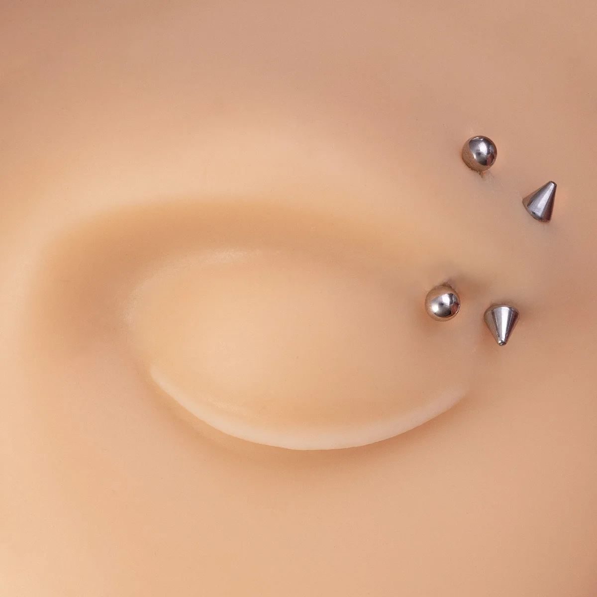 Steriles Piercing-Werkzeug-Set mit Piercing-Nadeln, Klemmzange, Zunge, Bauch, Nasenring, Lippe, Ohrpiercing, Pistole, Körperschmuck-Set – Detail 12