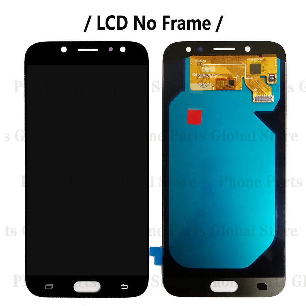 Super Amoled LCD do Samsung Galaxy J7 Pro 2017 J730 J730F wyświetlacz LCD Panel dotykowy ekran Digitizer wymiana czujnika