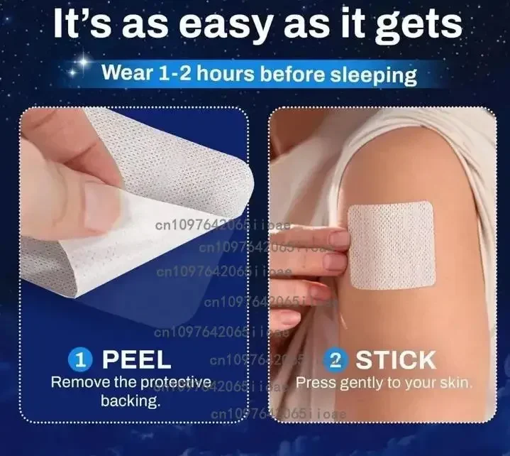 30 cerotti cerotti transdermici complessi 5 in 1 al magnesio per il supporto muscolare e del cuore antistress - Aiuto per il sonno delicato sulla pelle