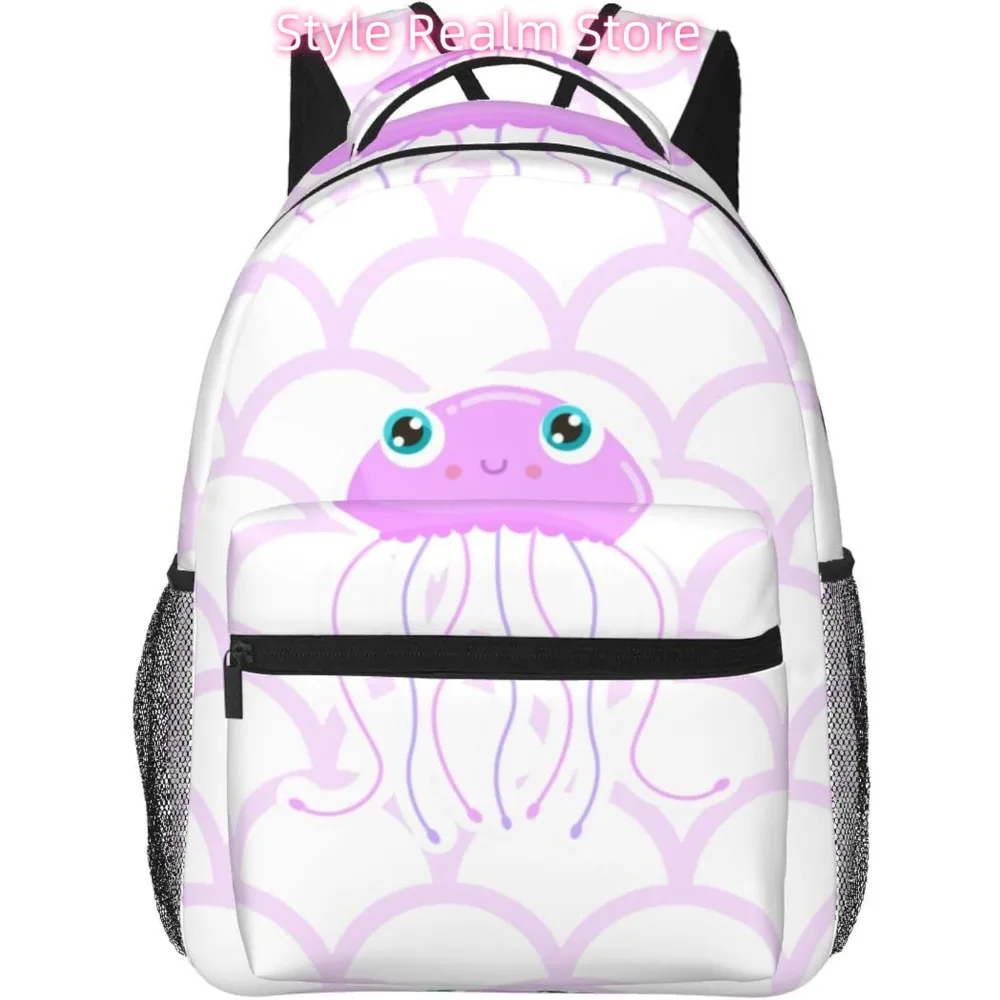 

Cute Octopus Lightweight Laptop Backpack Lightweight Multipurpose Travel Casual Daypack Unisex College Backapcks for Men Women A