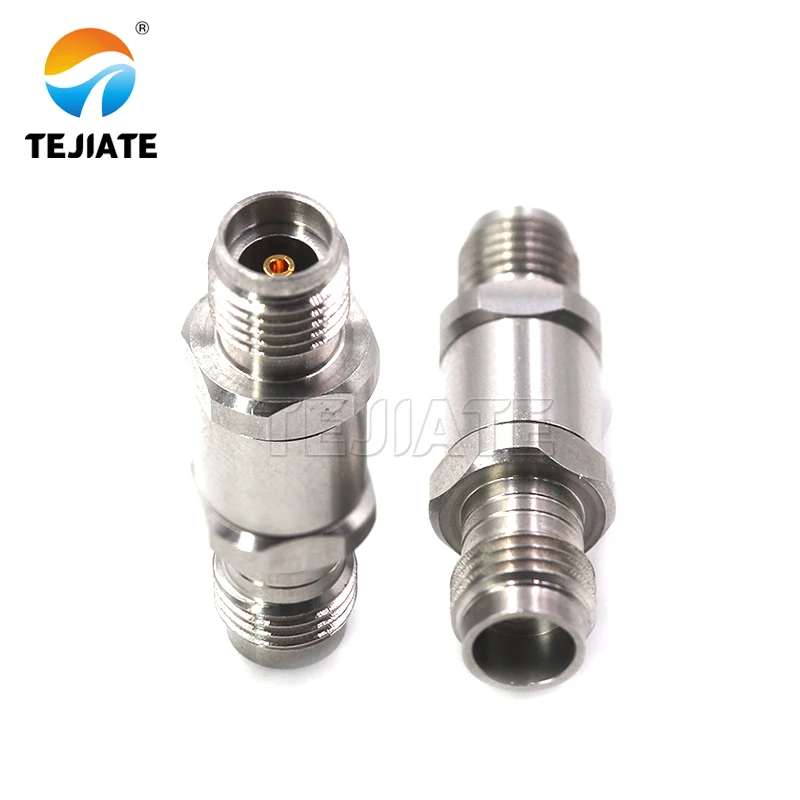 DC-40G 50G stainless steel millimeter wave 1.85mm 2.92mm 2.4mm female to male rf coaxial high frequency adapter adaptor