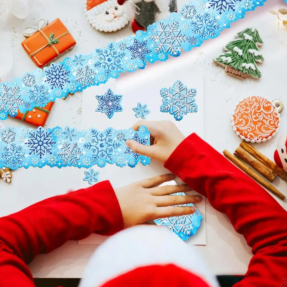 

Christmas Wall Decals Festive Home Decorations Festive Snowflake Stickers Diy Party Decorations Gift Box Wrapping for Christmas