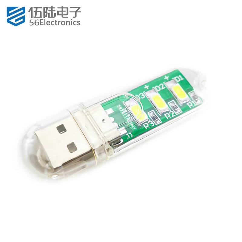 USB portatile LED Night Light Kit elettronico Mini USB Light Chip creativo Kit fai da te componente elettronico