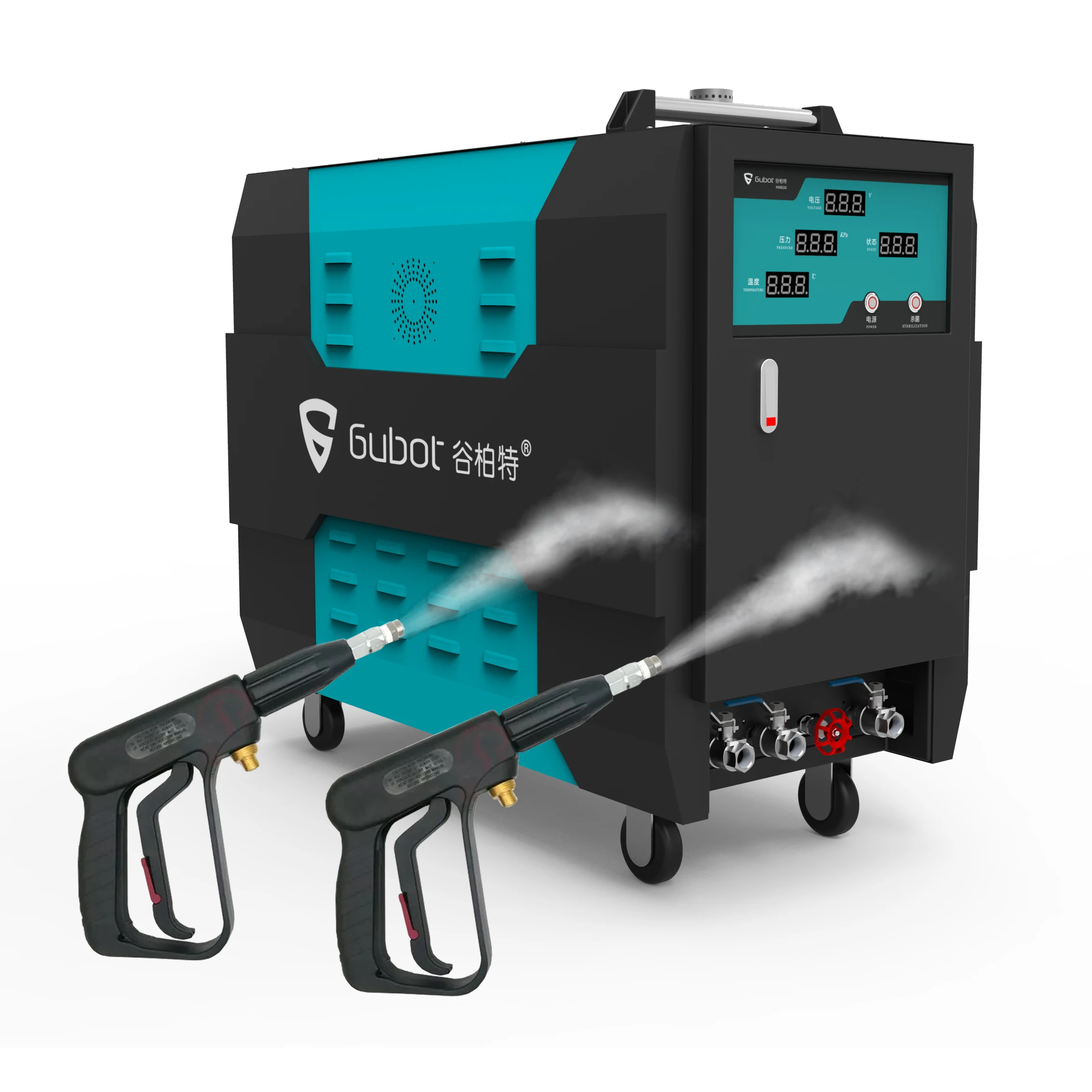 Best Sale 220v Steam Cleaning Machine 12kw Car Wash Steam Cleaner 9 Bar GBT-NMB200 300 Mg/hr 380V/220V 855*460*780 26 Kg/h