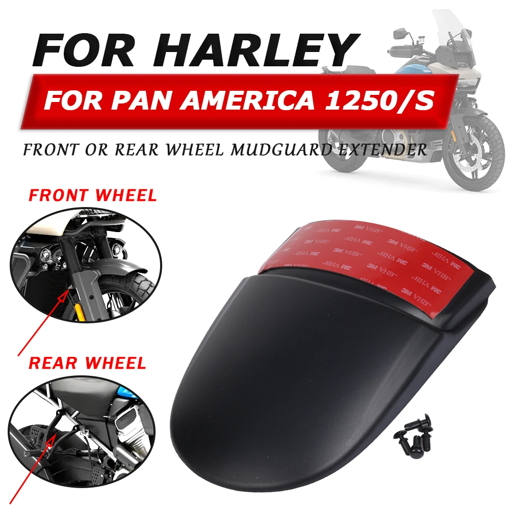 FOR HARLEY PAN AMERICA 1250 S 1250S PANAMERICA1250 Motorcycle Accessories Front Mudguard Fender Rear Extender Extension Guard