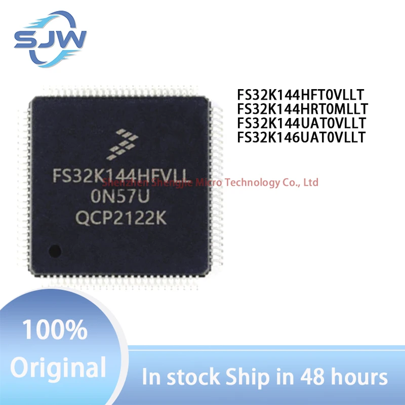 FS32K144HFT0VLLT FS32K144HRT0MLLT FS32K144UAT0VLLT FS32K146UAT0VLLT encapsulation LQFP-100 Single-Chip Microcomputer