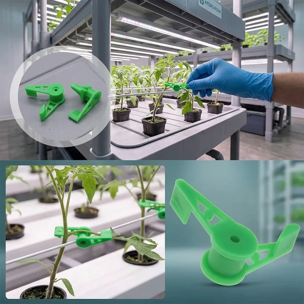 Low Stress Training Plant Branches Bender Stem Trainer Clips 360 Degree Adjustable Plant Clips to Secure Stems Promote Better