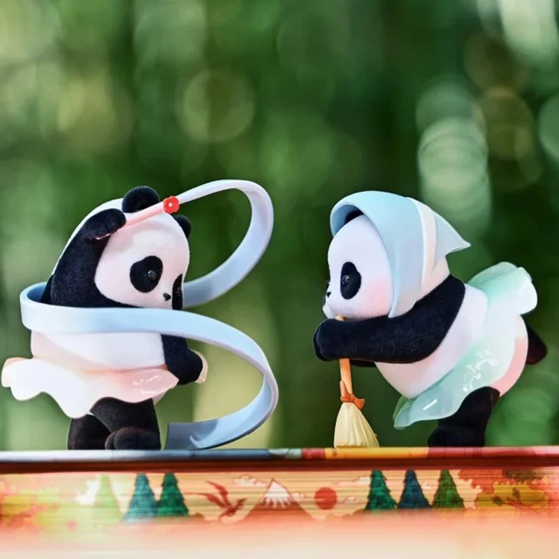 52 SPIELZEUG Panda Roll Blind Box Ballett Bühne Serie Action Figur Spielzeug Panda Modell Puppen Sammlung Kinder Geburtstag Überraschung Geschenke