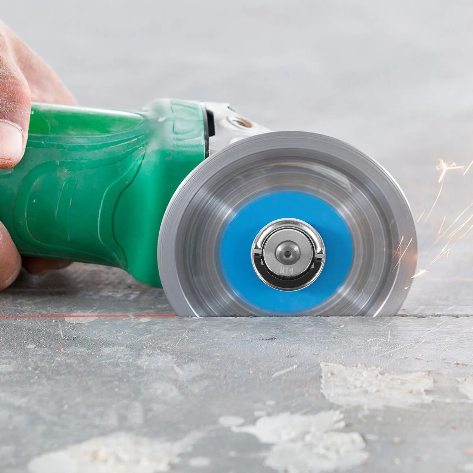 Angle Grinder 14Mm Lock Nut Steel Flange Nut Replacement Component for Ultra Fine Grinding Polishing Angle Extension