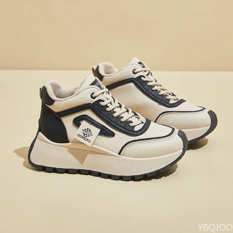 New Women's Spring Fashionable Versatile Running Sports Shoes Thick Bottom Increased Height Casual Comfortable women shoes