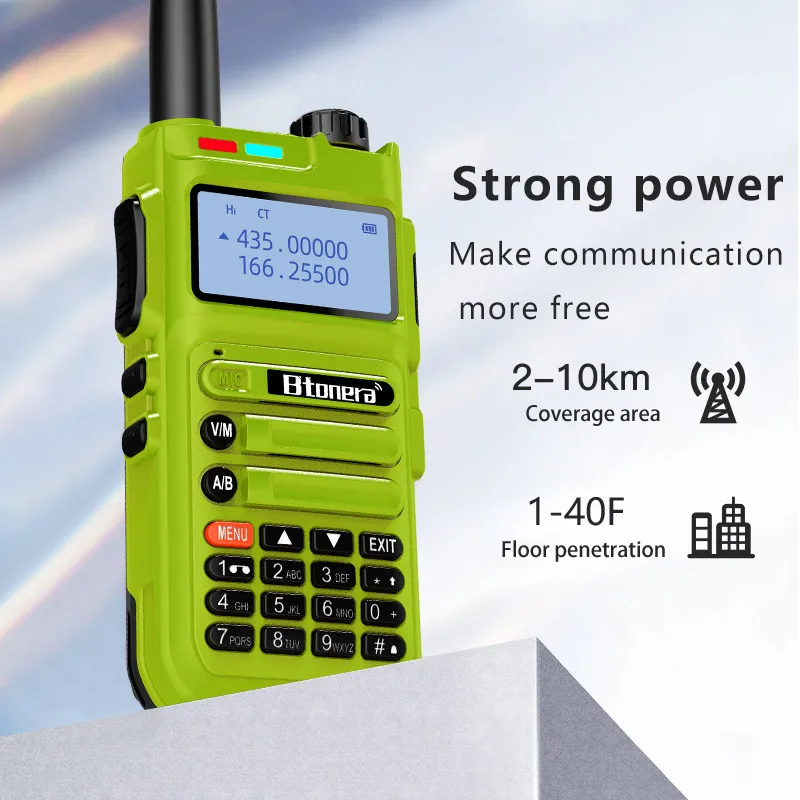 XDBT UV-K6 Walkie Talkie 5W Air Band Radio Tyep C Charge UHF VHF DTMF FM Scrambler NOAA Wireless Frequency Two Way CB Radio