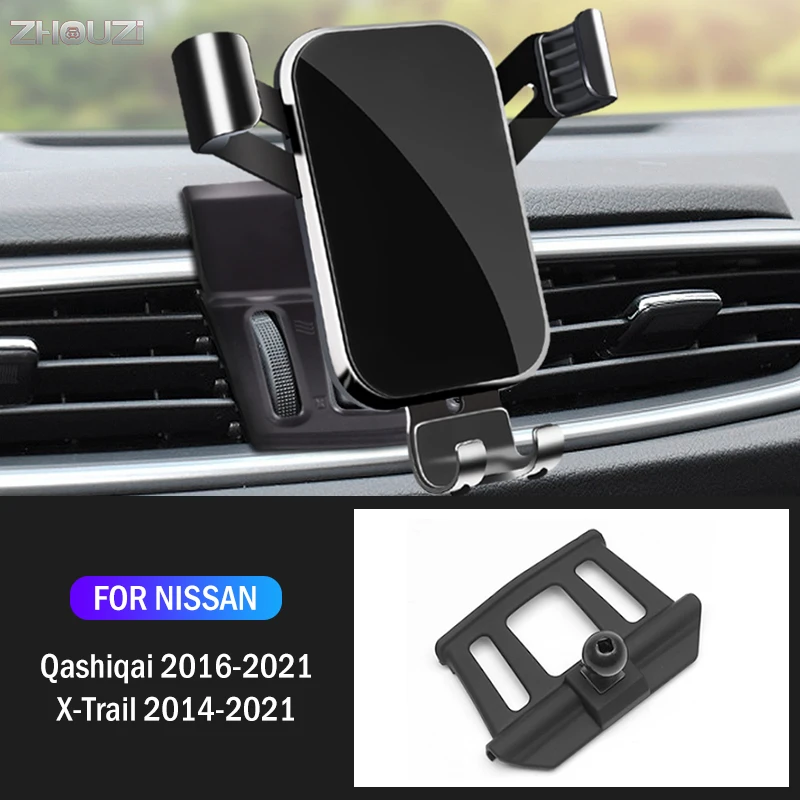 Supporto per cellulare per auto per Nissan Qashqai X-Trail T32 J11 2014-2021 supporti speciali supporto GPS staffa di navigazione a gravità