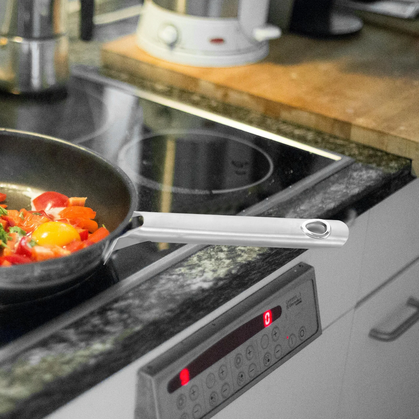 

Scald-Proof Pot Handle Stainless Steel Replacement Handle Ergonomic Grip For Saucepan Frying Pan Kitchen Utensils