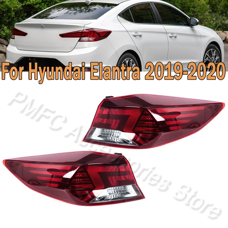 

Задний фонарь автомобиля в сборе, задний фонарь указателя поворота, стоп-сигнал, фонарь заднего хода, противотуманный задний фонарь для Hyundai Elantra 2019 2020