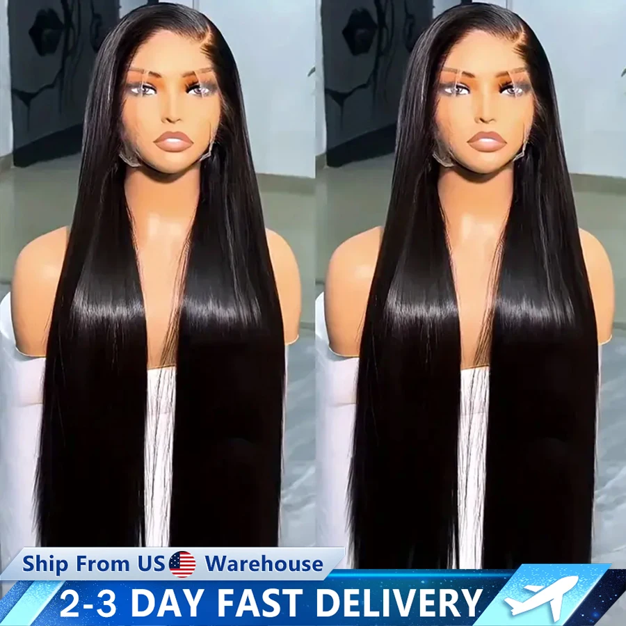 13x4 13x6 Glueless Wig Human Hair Bone Straight Lace Front Wigs Cheap Hair No Glue 4x6 5x5 Lace Closure Wig 180 Density