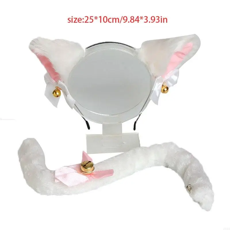 39BB لآذان Dog Hairhoop و Tail Halloween Cosplay Cosplay for Girls