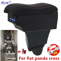 For fiat panda cross 4x4 Armrest Box For fiat panda cross 4x4 Car Armrest box Interior parts Center Console Storage box with USB