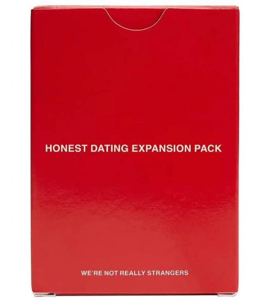 WE'RE NOT REALLY STRANGERS Card Game - Honest Dating Expansion Pack (50 Cards and Wildcards)