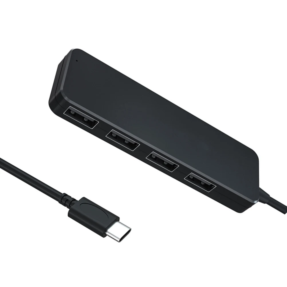 

4 Ports Hub Docking Station Data Expansion Adapter for Laptop Computer Dissipation ABS Shell Plug Play