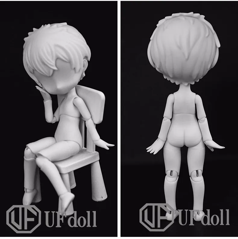 Echte ufdoll bjd puppe figur kadaver ob11 aktion figur anime diy ymy körper bewegliche gelenk figur modell puppe handspiel zeug