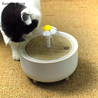 2 L  Cat Water Fountain Pet Drinking Dispenser Drinker Auto Filter Transparent Cat Drinker Automatic Cat Drink Bowl Filter