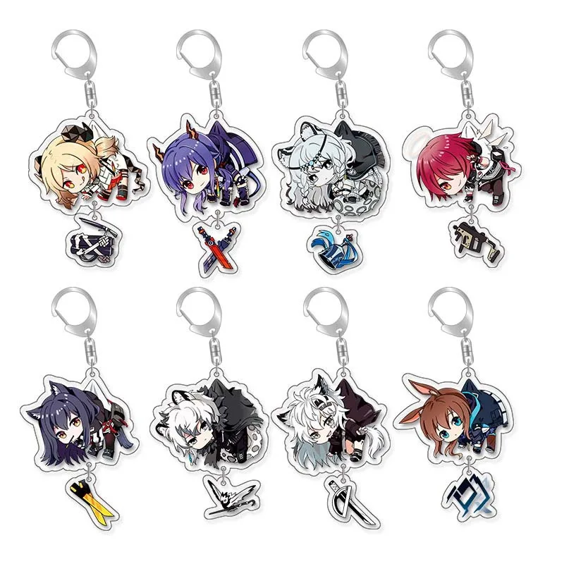 Arknights Theresa FrostNova Popular Games: Acrylic Keychain Backpack Pendant Around 2D Comic Exhibition Gifts Student Gifts