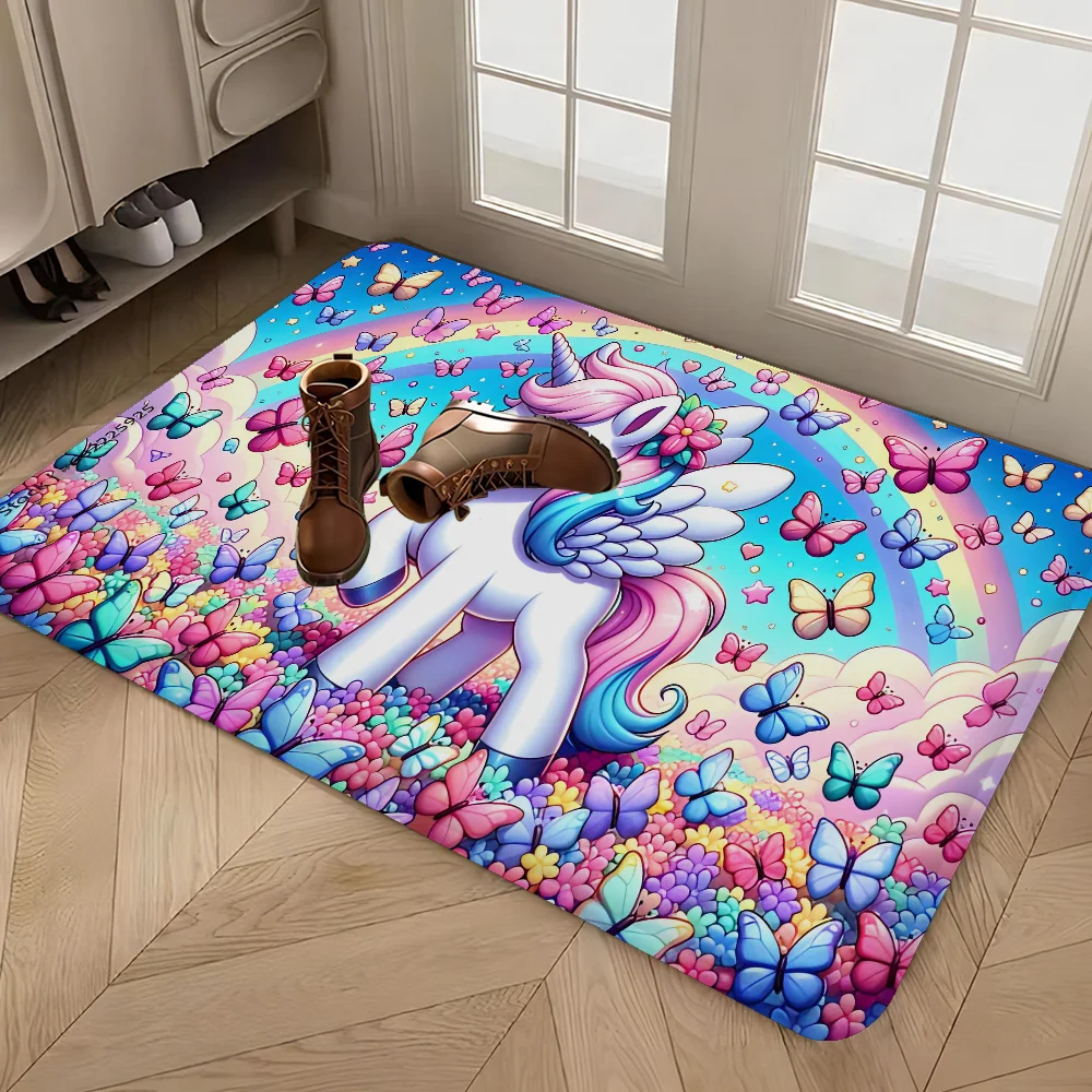 Cartoon Unicorn Animal Tappeti - Kids Outdoor Mat recensione e prezzo