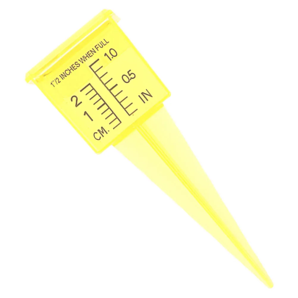 

Rain Gauge Sprinkler Gauge Outdoor Large Wide Mouth Yellow Lawn Garden Water Meter Rainfall Measurement Rain Gage