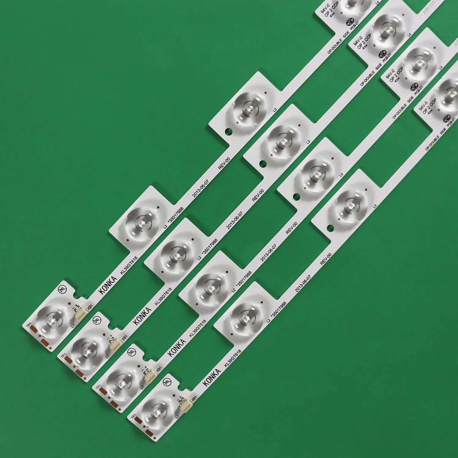 1/5/10 مجموعات LED شريط مصابيح الإضاءة الخلفية للتلفزيون 39 بوصة KL39GT618 35017988 5 المصابيح * 6 فولت 307 مللي متر DL3945i DL3945i(a)