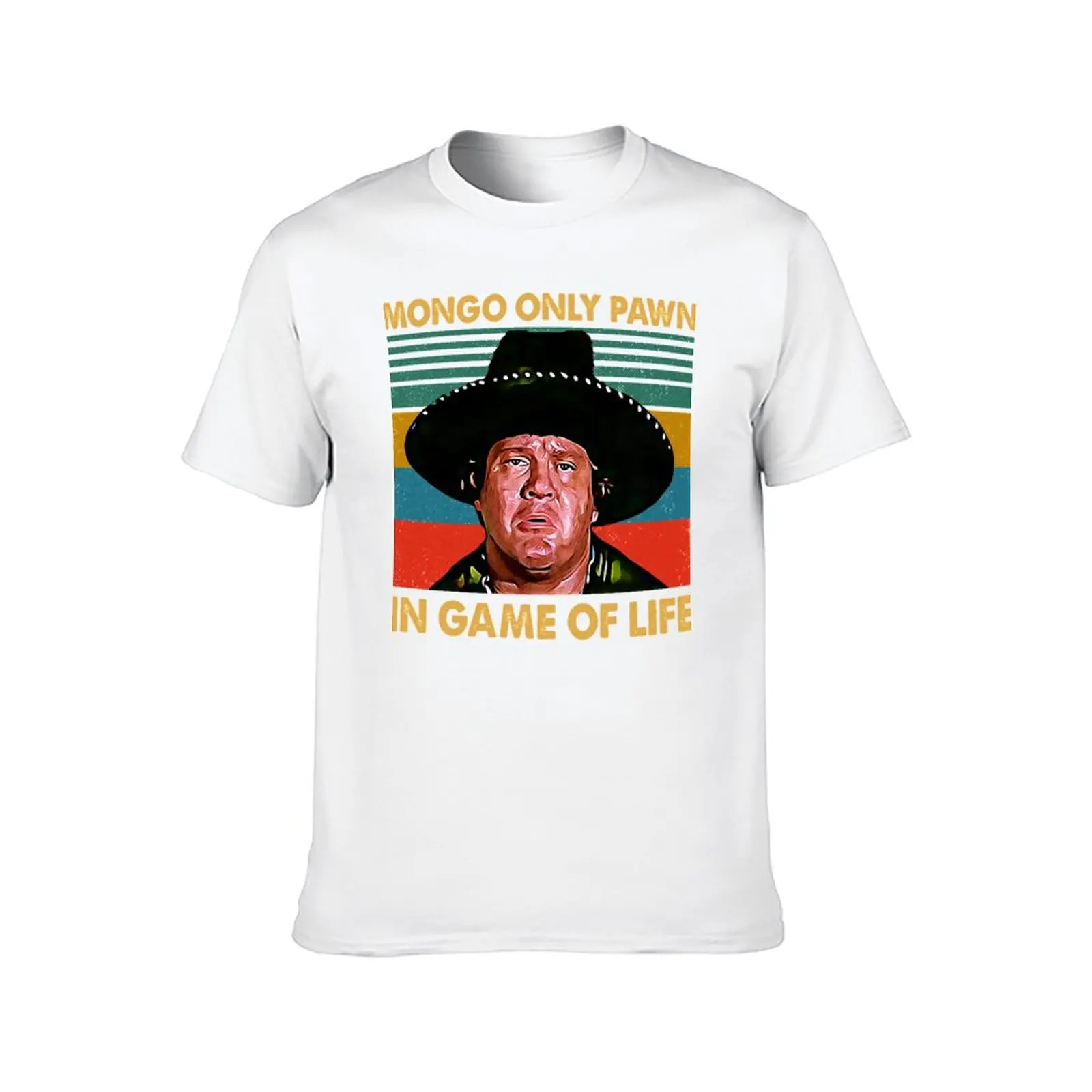 نموذج جميل ريترو مونغو فقط البيدق في لعبة الحياة 80S فيلم رائع لمحبي الأفلام تي شيرت تي شيرت رجل عادي تي شيرت #2