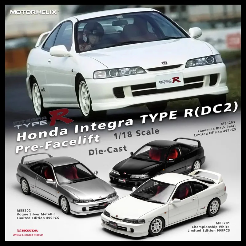 Nuovo In Magazzino Mh 1:18 Honda Integra Tipo R Dc2 Early Edition Simulazione In Lega Miniatura Modellatura Modelli Giocattoli Da Collezione Regalo