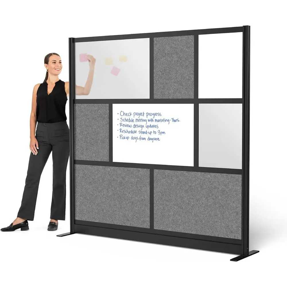

Expandable Whiteboard Room Divider: Soundproof & Acrylic Panels for Office Privacy & Productivity (70 x 70)