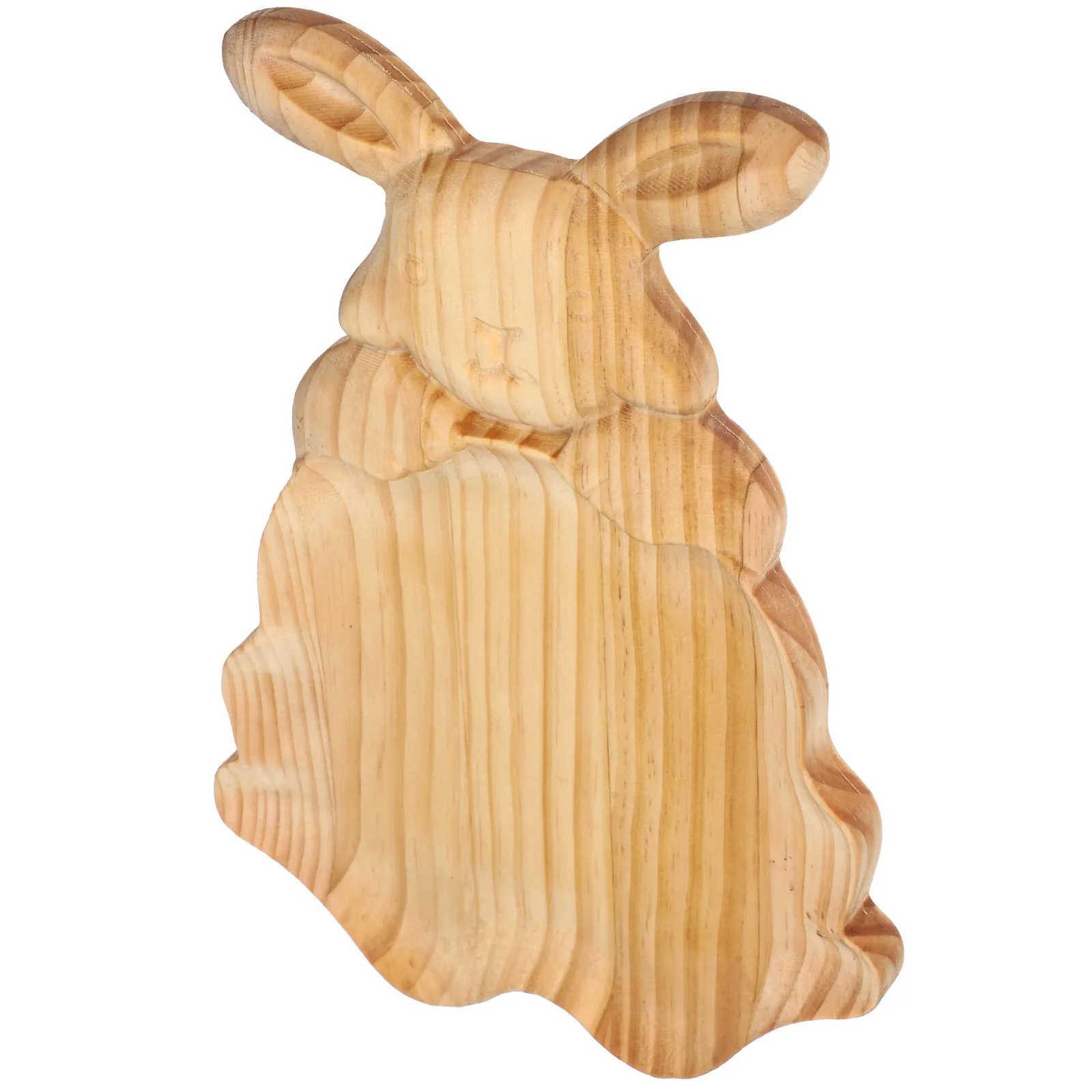 

Wooden Rabbit Tray Sturdy Elegant Organizer for Graduations Thanksgiving Entertaining Guests Bunny Serving Plate
