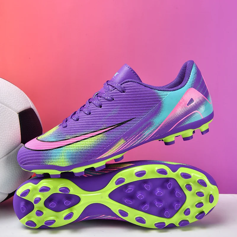 

New Men Soccer Shoes Cleats Grass Professional Football Boots Training Sport Breathable Hot-selling Women High-quality Sneakers