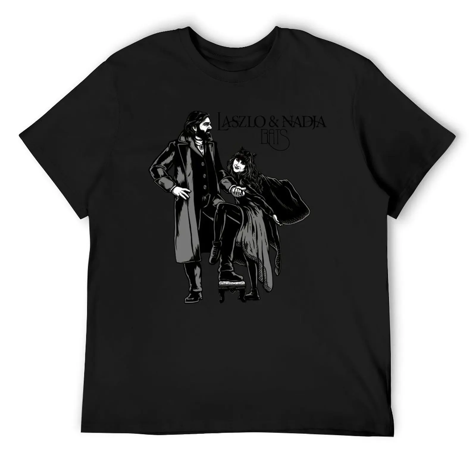 

Lazslo and Nadia BAT T-Shirt sweat fashion shirts designer shirts t shirt men 100℅ cotton