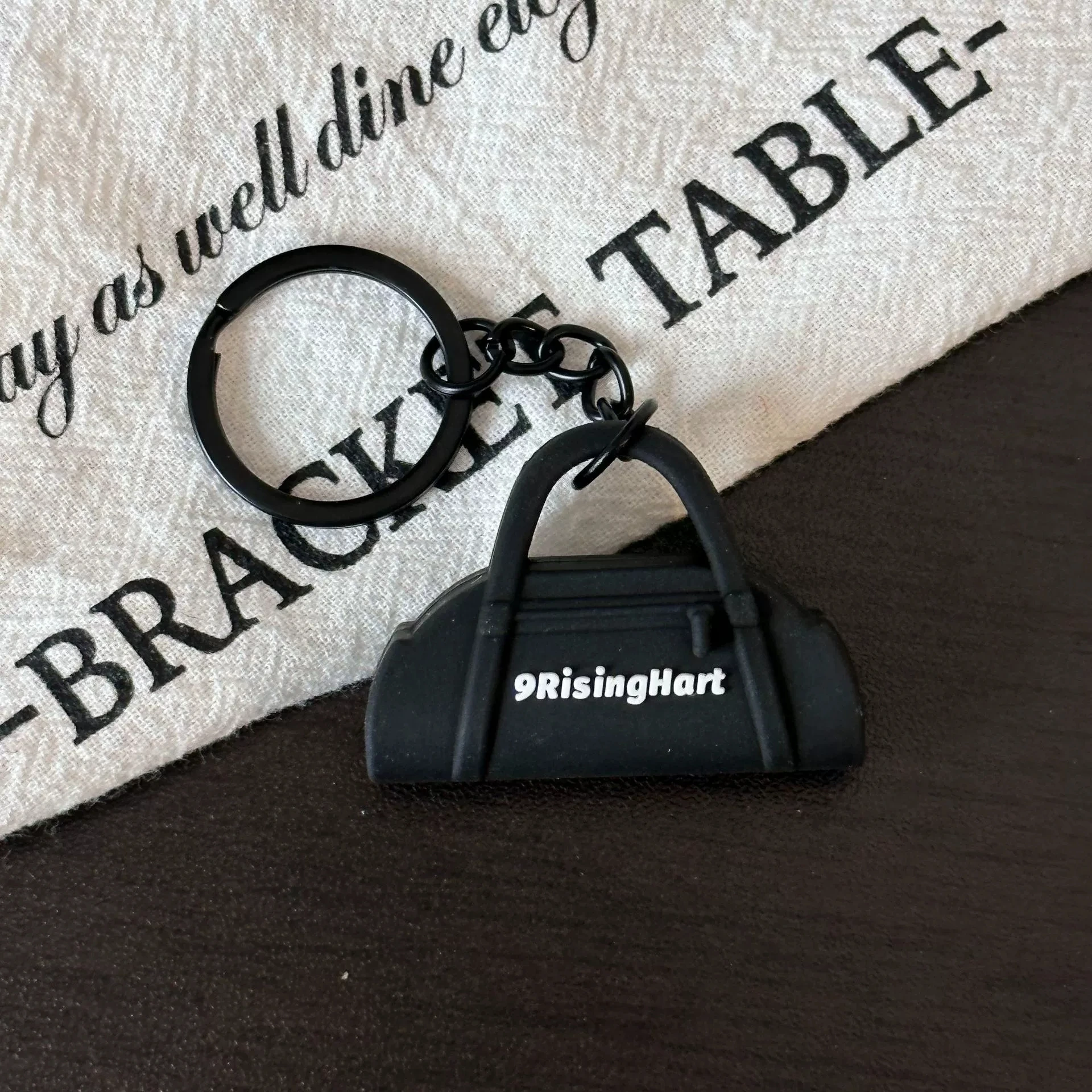 Mini fitness keychain, multi-color extendable barbell, dumbbell pads, bags, pendants, hanging accessories, accessories, gifts