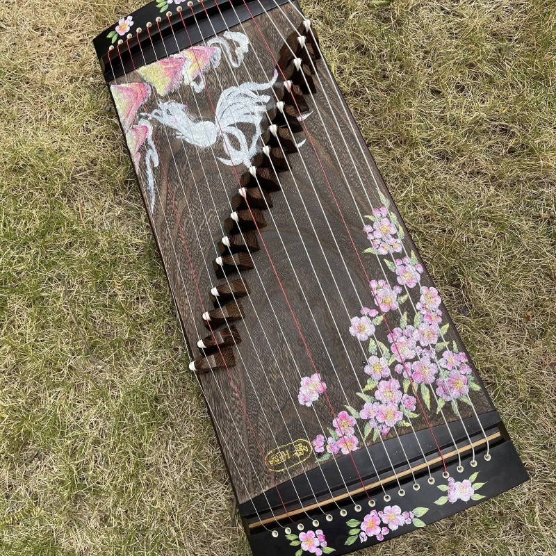 Musical Instrument Oud - 16/21-струнный гучжэн с росписью, традиционный китайский