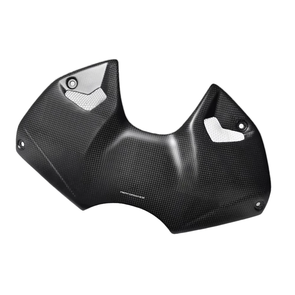 ل دوكاتي ستريت فايتر V4 V4S SP2 2023 2024 2025 اكسسوارات دراجة نارية ألياف الكربون الجبهة غطاء خزان الوقود غطاء البطارية هدية #4