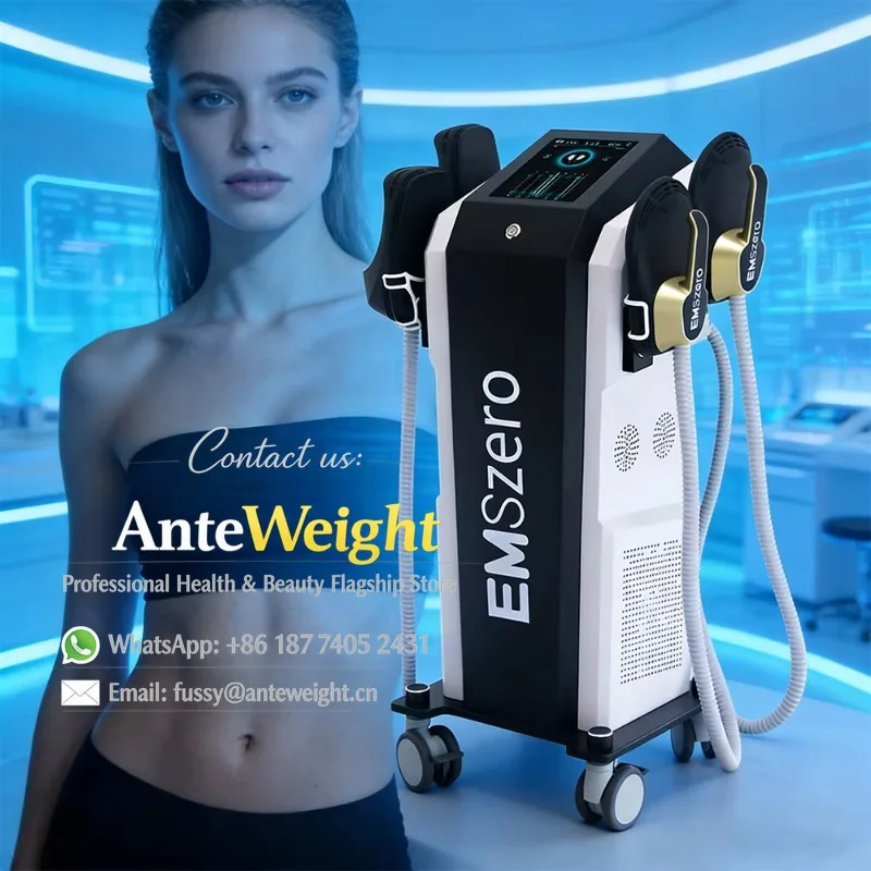 EMSZero Muscle Stimulation 4 Handle 5000W High Intensity Electronic Muscle Stimulator EMS Machine